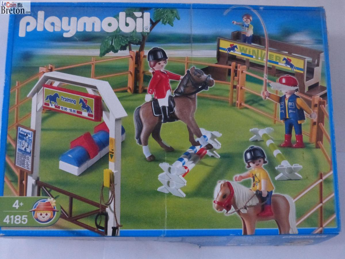 PLAYMOBIL boite N° 4185 complement pour centre équestre - Bretagne  Finistère (29200) - Jeux jouets Brest