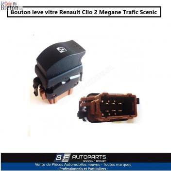 Bouton leve vitre confort Renault Clio Megane Scenic Laguna Trafic 2